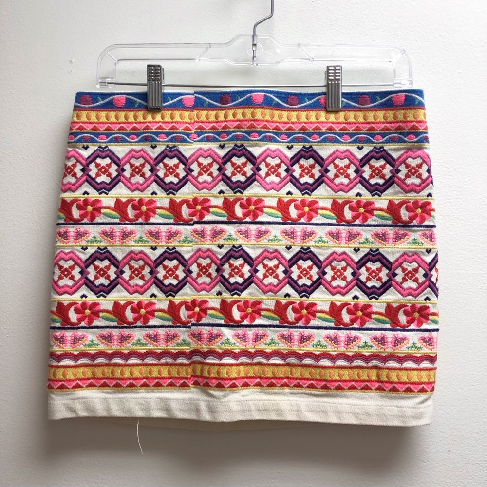 Bluetique 6 colorful patterned mini skirt vintage